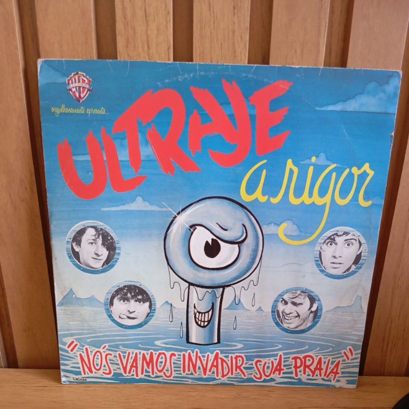 LP disco vinil Ultraje a Rigor - Nós vamos invadir sua praia. | Shopee ...