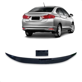 Aerofólio Para Honda City 2009 2010 2011 Black Piano Autocolante