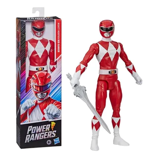 BRINQUEDO BONECO POWER RANGER FIGURA RANGER VERMELHO TITAN E8665