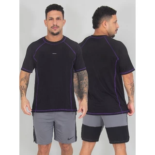 Camiseta Masculina Transpassada Modal Camisa Básica Esportiva Tech Shirt Premium T-shirt Não Amassa em Oferta na Shopee