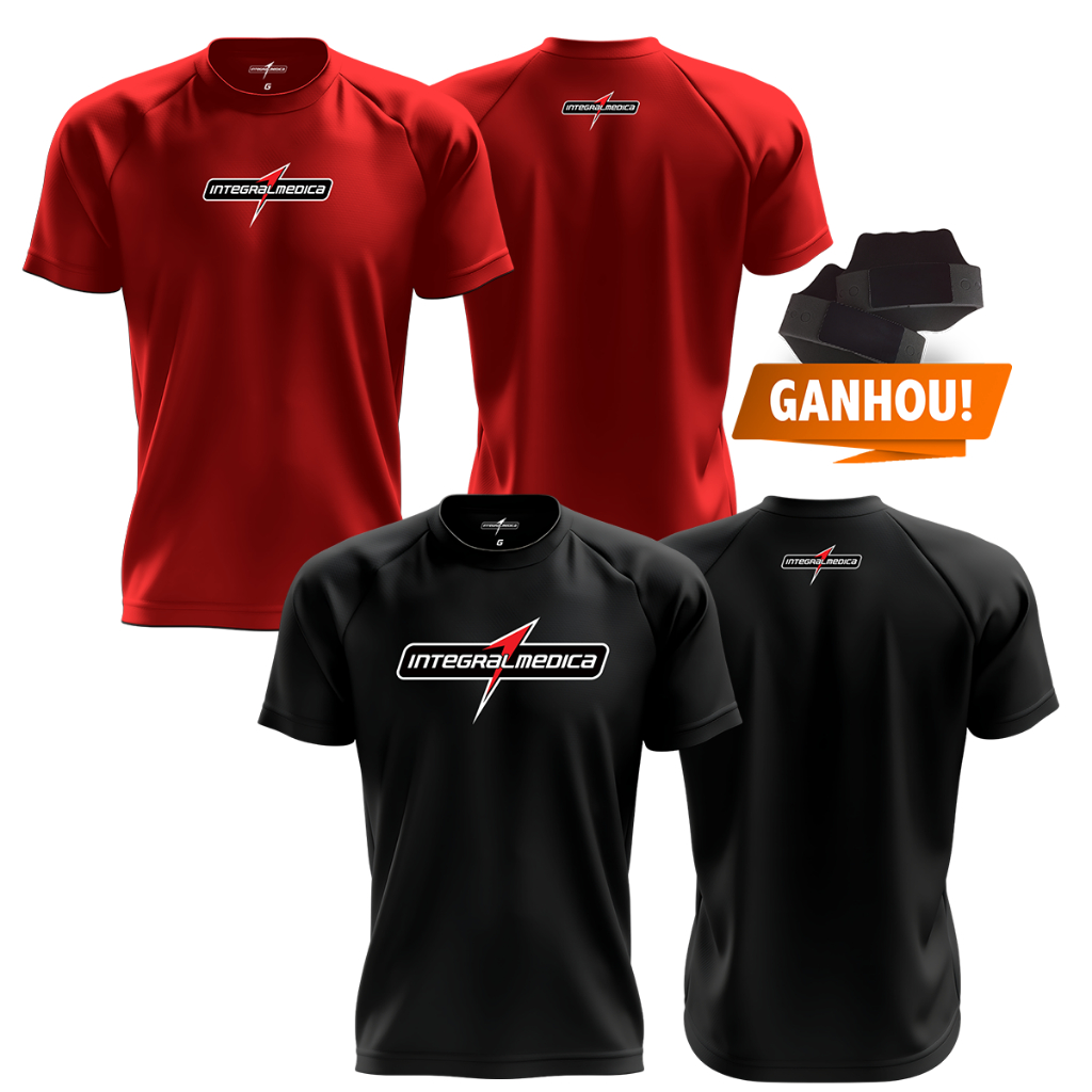Kit 2 Camiseta Dry Fit Original Zyzz Integralmedica + Darkness