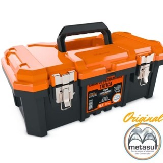 Caixa P/ Ferramentas Grande Reforçada Com Fecho Metal Maleta Ferramenta Pesca Multifuncional