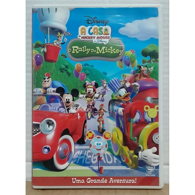 Dvd A Casa do Mickey Mouse - O Rally do Mickey - Original Usado ...