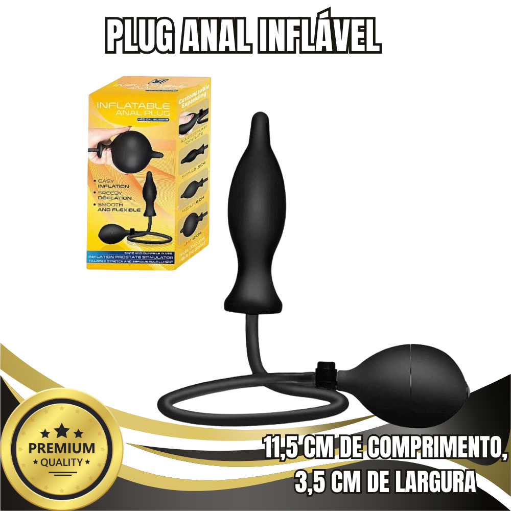 vibrating prostate anal plug Expand XL Inflatable Anal Plug – Boyzshop main image 0