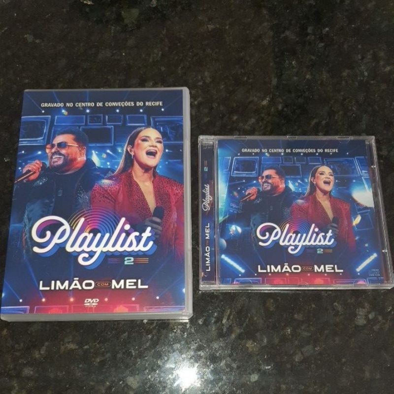 CD e DVD Limão com Mel Play List 2 Ao vivo em Recife 2025 | Shopee