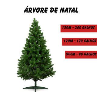 Árvore de Natal Canadense Verde 1,50m 120cm 90cm - Enfeite Natalino