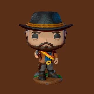 Boneco colecionavel Arthur Morgan Red Dead Redemption 2 Impressão 3d