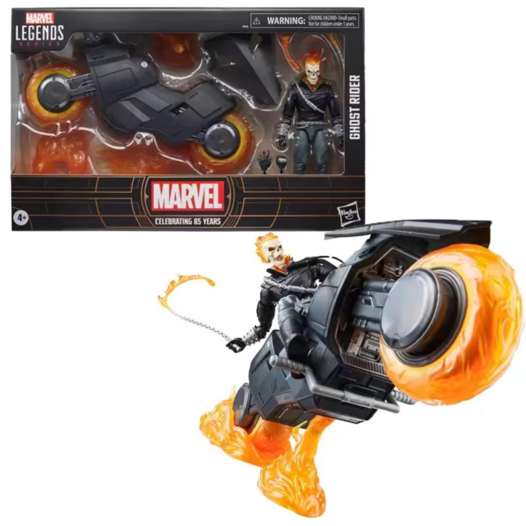 Boneco Ghost Rider Motoqueiro Fantasma com Moto Hasbro Lendas Edição ...