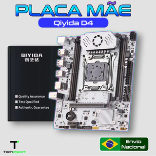 Placa Mãe Xeon X99 D4 Qiyida White Suporta Ssd Nvme Usb 3.0