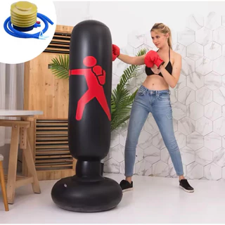 Saco de Pancada Boxe Inflável + Bomba para encher