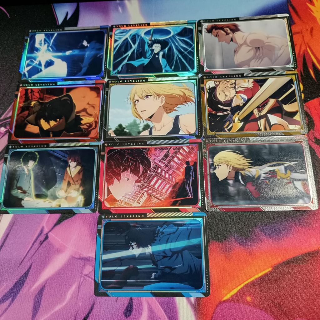 Kit, lote cartas Solo Leveling oficiais, Originais da Eaki