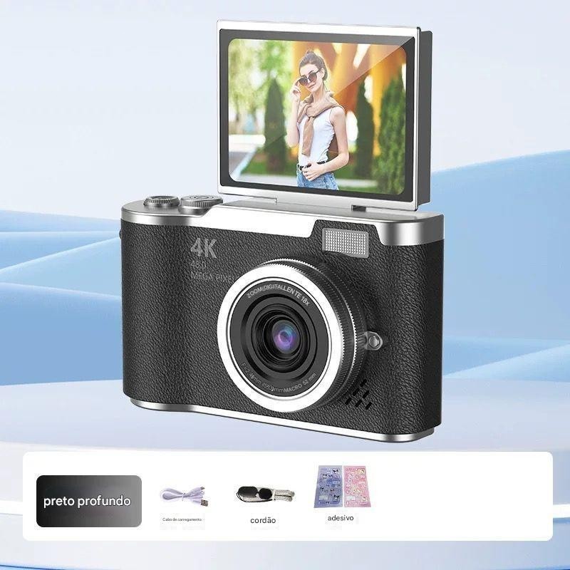 2025 Novo C8 produto Campus CCD 4k 8x HD câmera Digital estudante