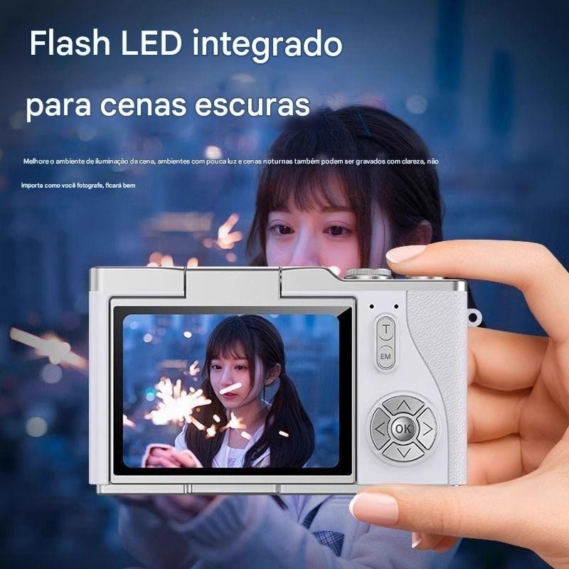 2025 Novo C8 produto Campus CCD 4k 8x HD câmera Digital estudante