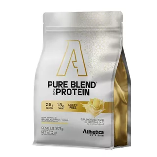 Whey Isolado 100% Blend Baunilha Zero Lactose 907g Atlhetica Nutrition