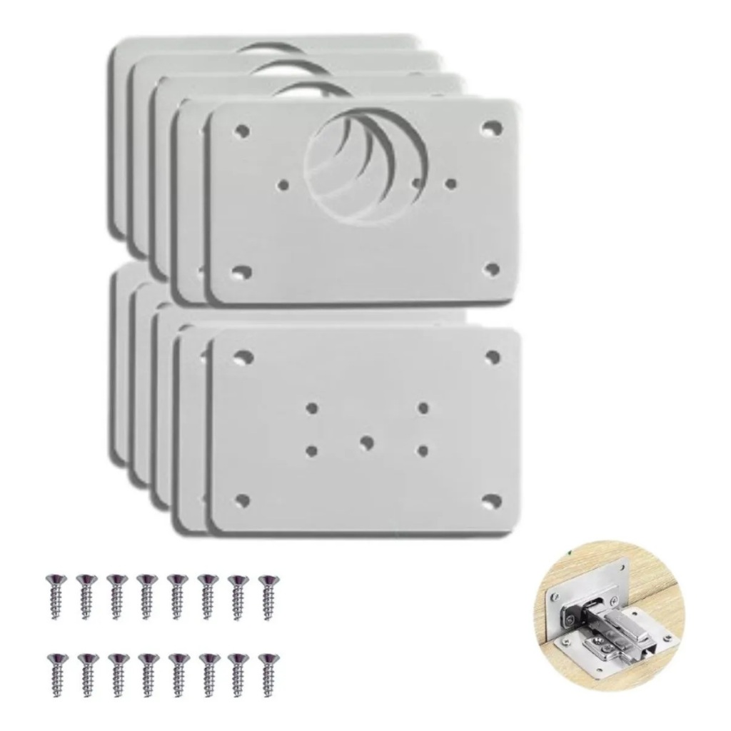 Placas Para Reparo De Porta Dobradiça Armário Mdf Pen Tech