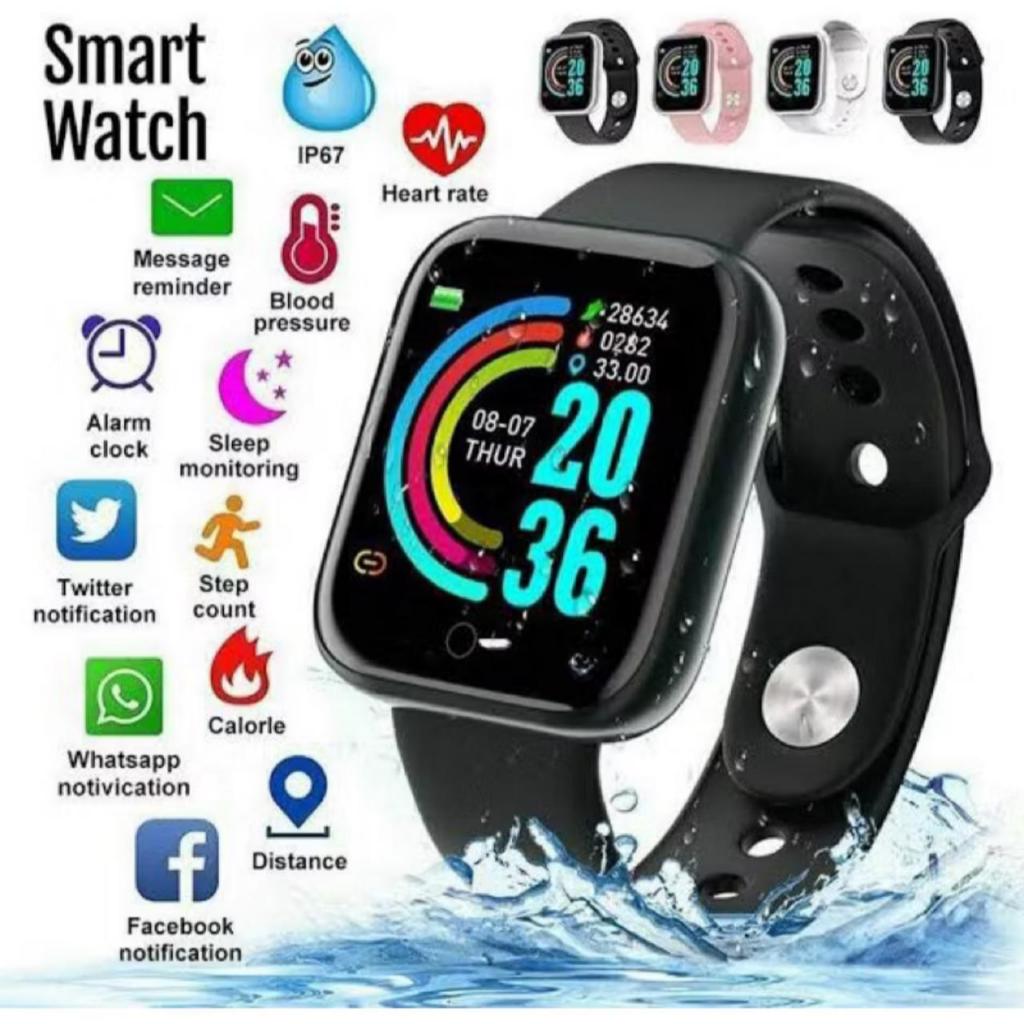 Relógio Smartwatch Android Ios Inteligente D20 Y68 Bluetooth coloca foto
