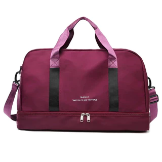 Bolsa De Viagem Sport Com Bolso Impermeável Alça Lateral 30L Capacidade alina em Oferta na Shopee