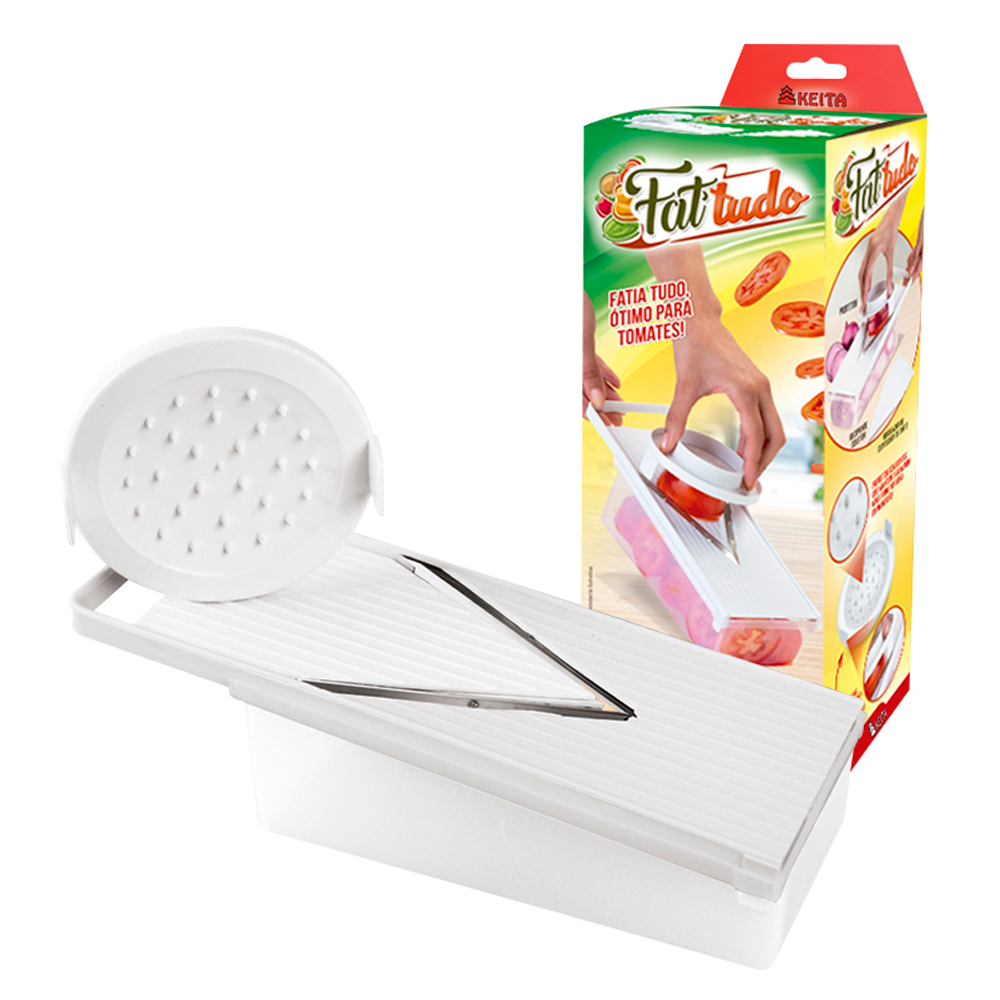 Fatiador Fatia Tudo-Tomate, Legumes, Frutas, Queijos, Verdur