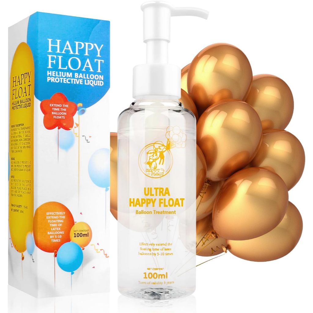 Cola Gel Happy Float 100ml Flutuação Proteção Duração Latex Confete ...