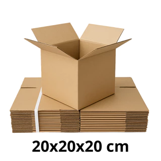 10 caixas de papelão 20x20x20 maleta resistente direto da fabrica atacado barato-pac-armazenameno