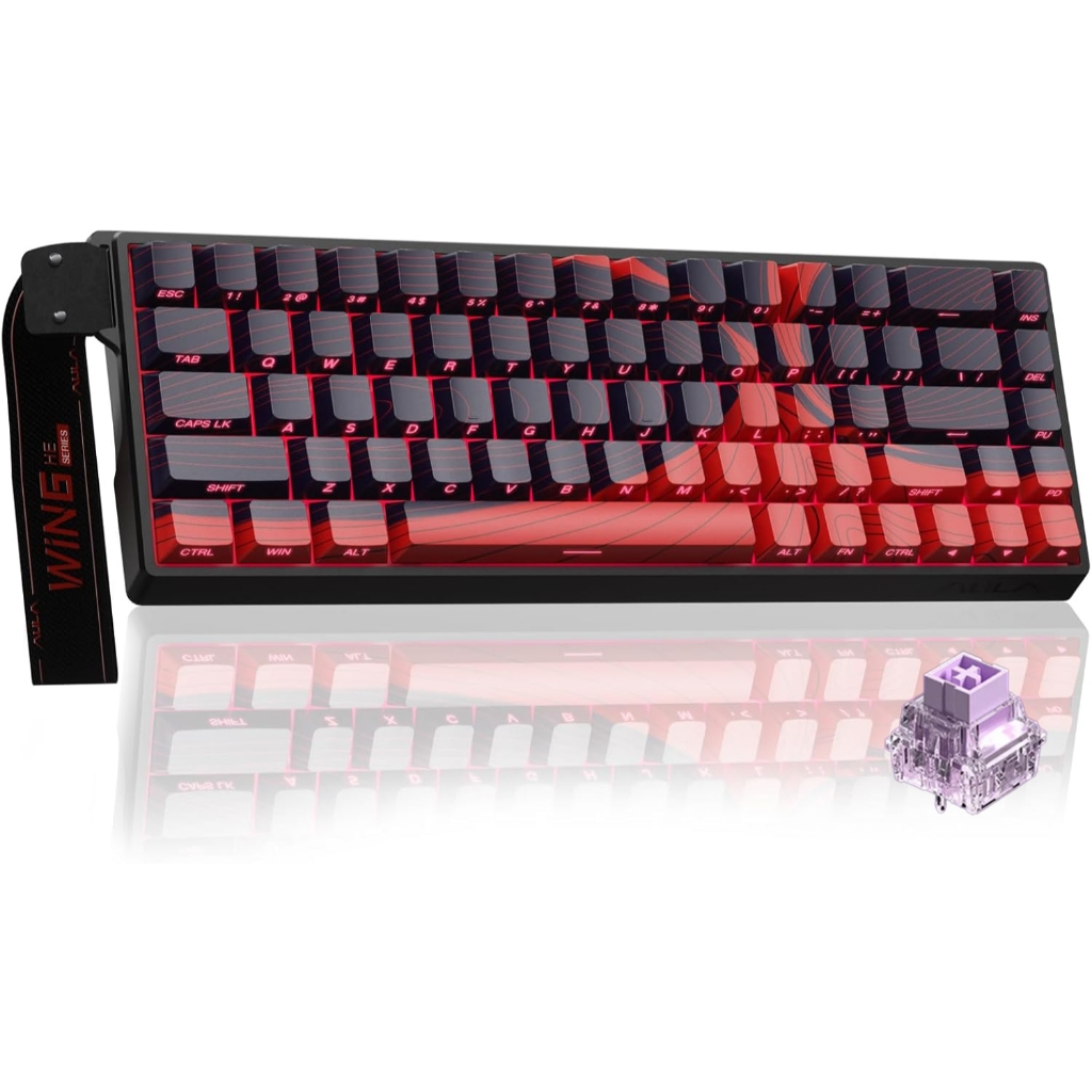 Teclado Magnético Aula Win68 He Max 8000hz Rapid Trigger 0.01mm 60% Rgb (Envio mesmo dia ate as 14h)