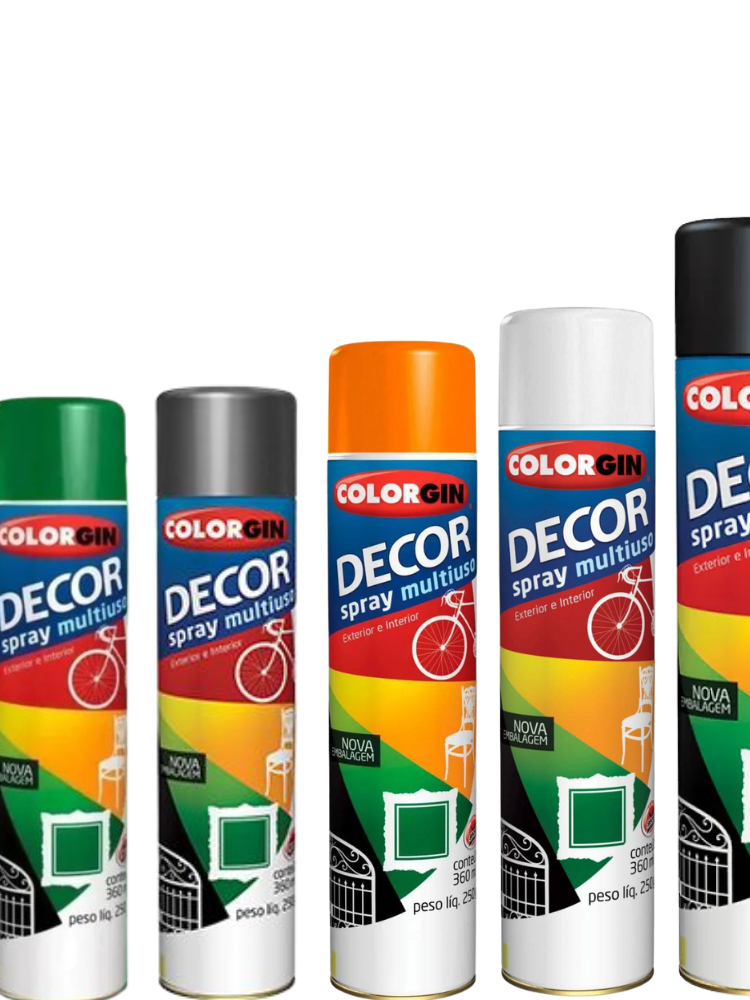 tinta spray multiuso colorgin 360ml | Shopee Brasil