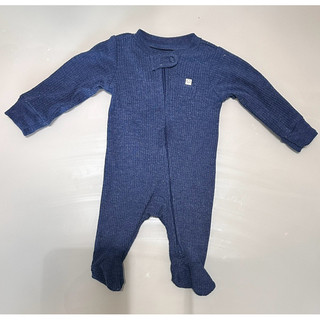 Macacão Carter’s em Malha Canelada Azul Marinho – Tamanho RN em Oferta na Shopee