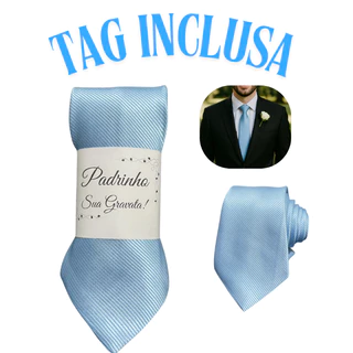 Gravatas Kit até 4 azul serenity para Padrinhos Casamento Slim