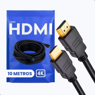 Cabo Hdmi 2m 5m 10m 20m 30m 4k 3d Full Hd Blindado Tv Pc Video Game 2.0 em Oferta na Shopee