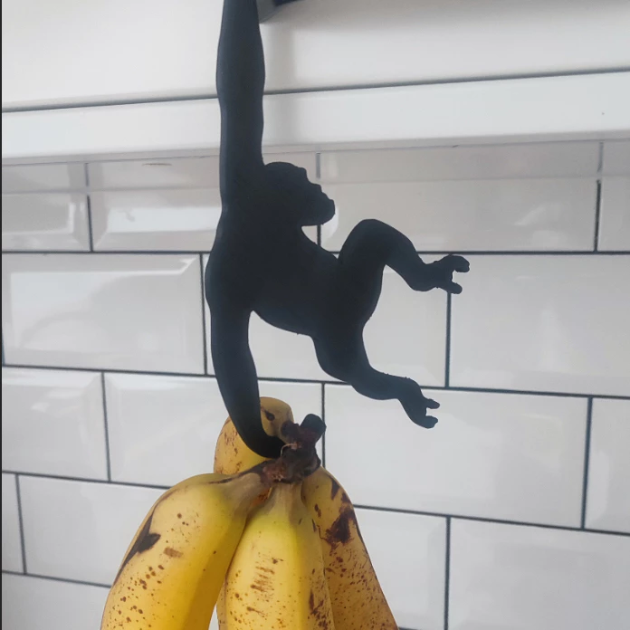Suporte de Bananas - Macaco Pendurado