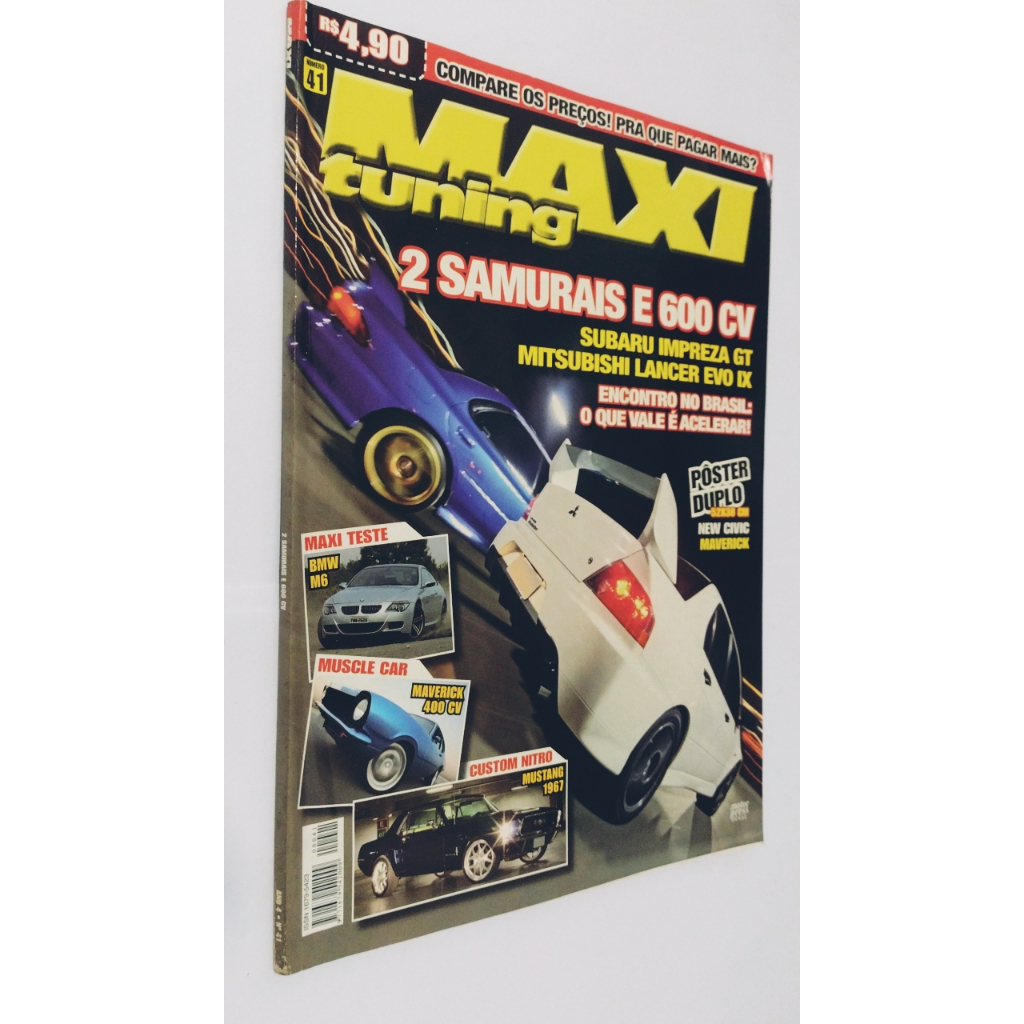 Revista Maxi Tuning - nº 41 - Subaru Impreza Mitsubishi Lancer (ótima ...