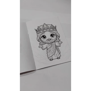 Caderno para colorir tema Jesus em Oferta na Shopee