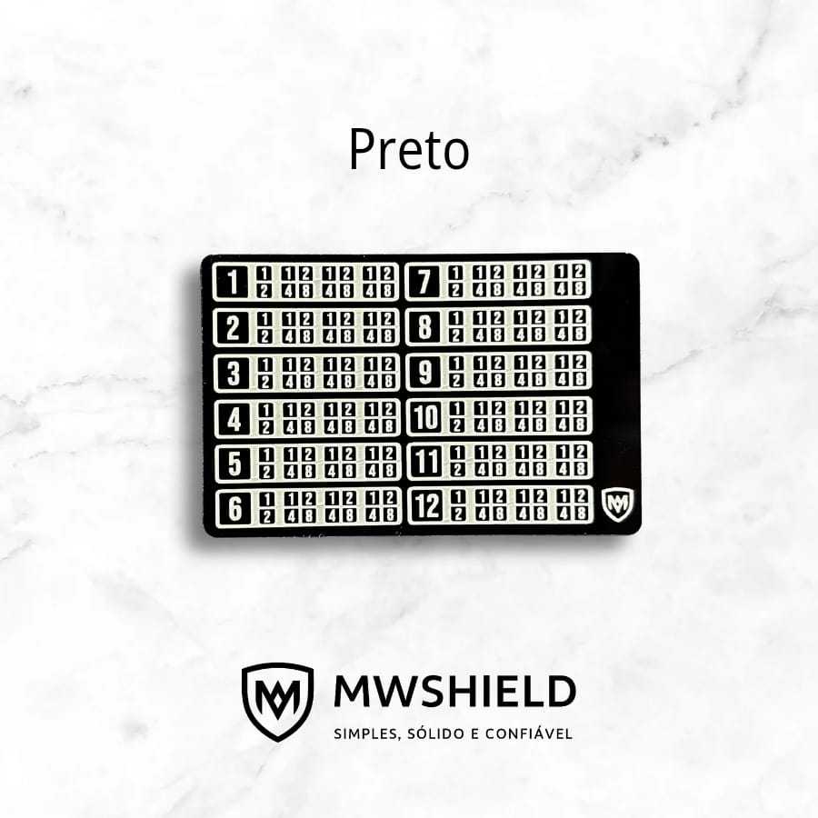 Cold Wallet Polímero BIP 39 | Hard Wallet (Seed Backup) |Seed Bitcoin  Offline 24 palavras | Carteira física indetectável | Shopee Brasil