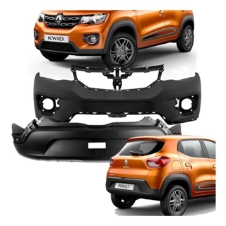 KIT PARACHOQUE TRASEIRO E DIANTEIRO KWID 2017 2018 2019 2020 2021