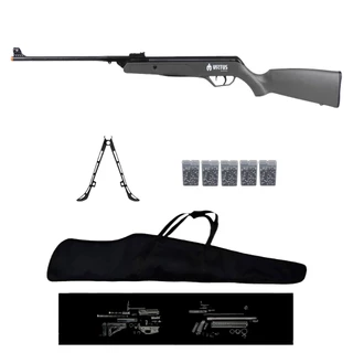 Carabina de Pressão Arete Grey 5.5mm CBC - Virtus + 5 Chumbos + Capa + Bipé + Gun Pad em Oferta na Shopee