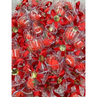 lembrancinha de taça com flor 20 peças em Oferta na Shopee