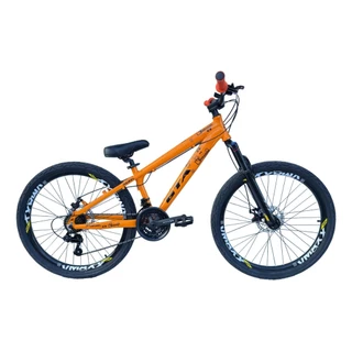 Bicicleta Aro 26 GTA Rebel Freeride Downhill Alumínio 21V Freio a Disco Aros Vmaxx Pneu Flame Preto em Oferta na Shopee