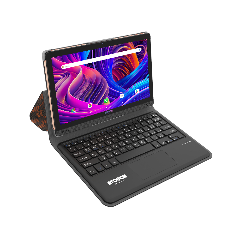 Tablet Atouch Se Pro Tela 10” 6GB+128GB Wi-Fi 4G/5G Teclado Bateria ...