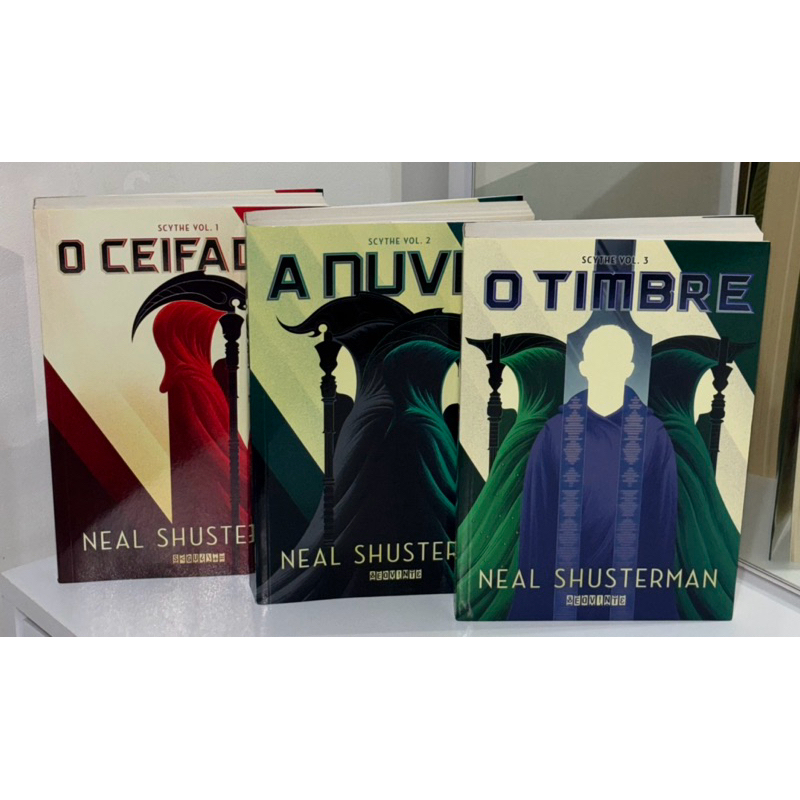 Trilogia Scythe - O ceifador - A nuvem - O timbre | Shopee Brasil