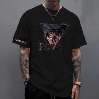 Camiseta Masculina TROPICAL Street Wear 100% Algodão Manfity