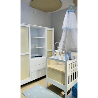 Mosquiteiro Para Berço Teto Tenda Cortinado Dossel Tulle Bebê