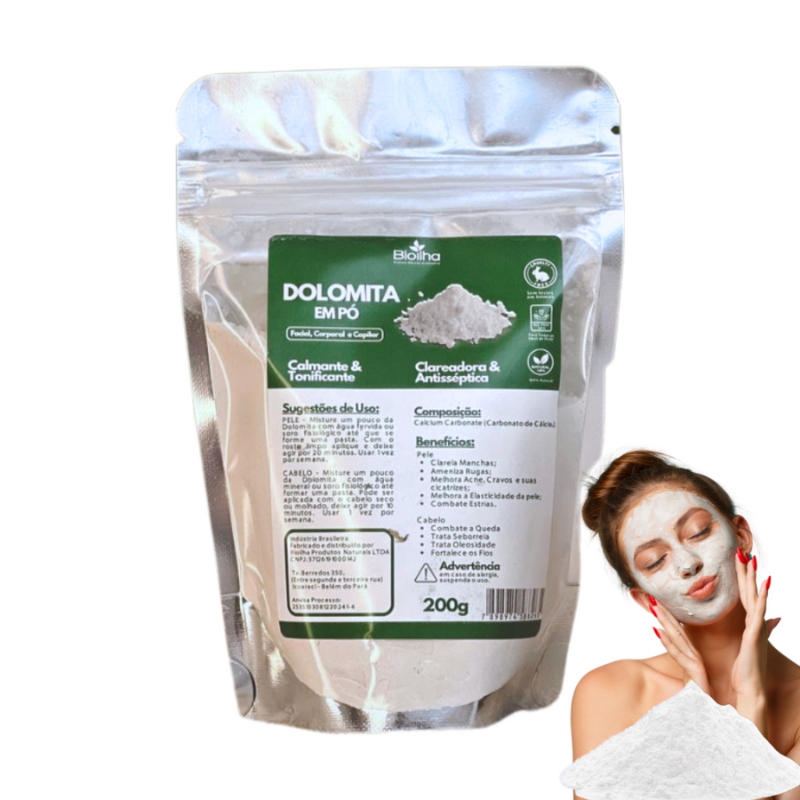 Dolomita em Po 100% Pura Clareadora | Dolamita Clareador de Virilha e ...