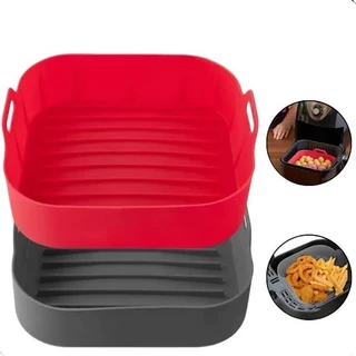 Forma De Silicone Airfryer Cesto Fritadeira Elétrica Grande 21CM