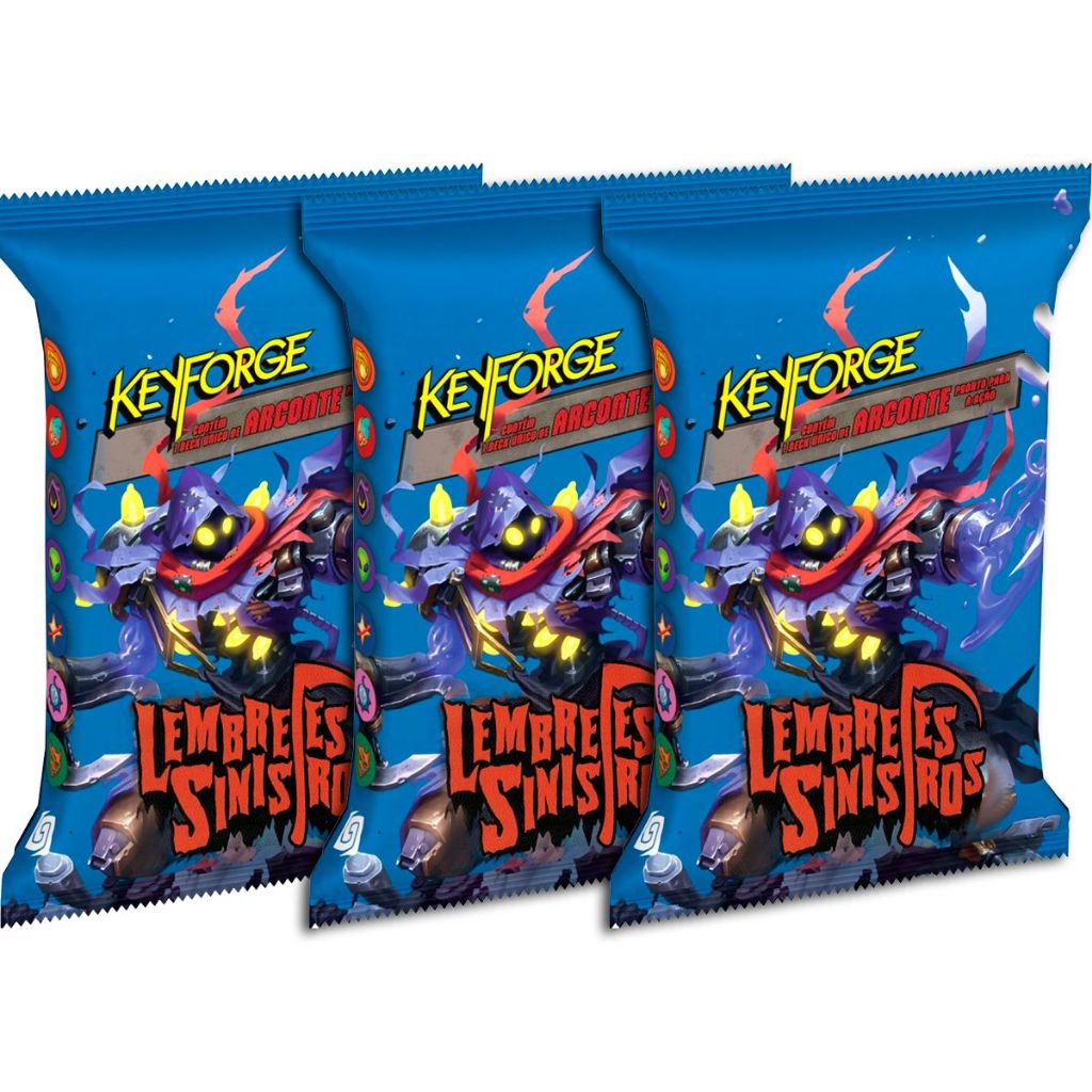 Keyforge Kit 3 Decks Lembretes Sinistros Cartas Português Original ...