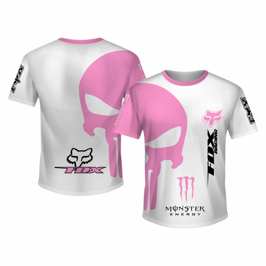 Camiseta Monster Fox Rosa | Shopee Brasil