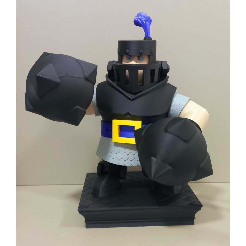 Boneco Mega Cavaleiro Clash Royale Impressão 3D Colecionável | Shopee ...