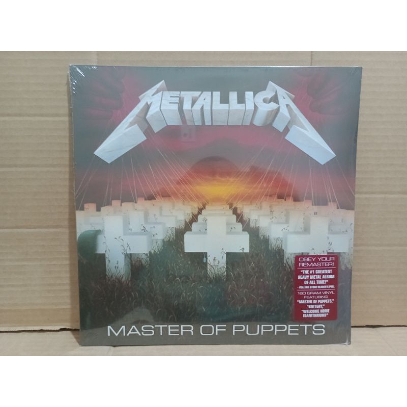 LP METALLICA- MASTER OF PUPPETS (IMPORTADO/LACRADO) | Shopee Brasil