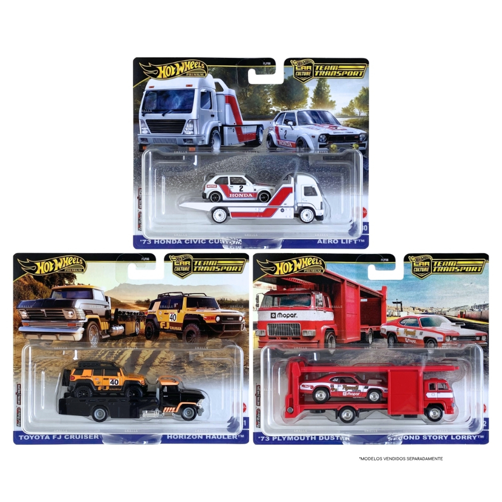 Hot Wheels Premium Team Transport - À Escolha - Mattel | Shopee Brasil