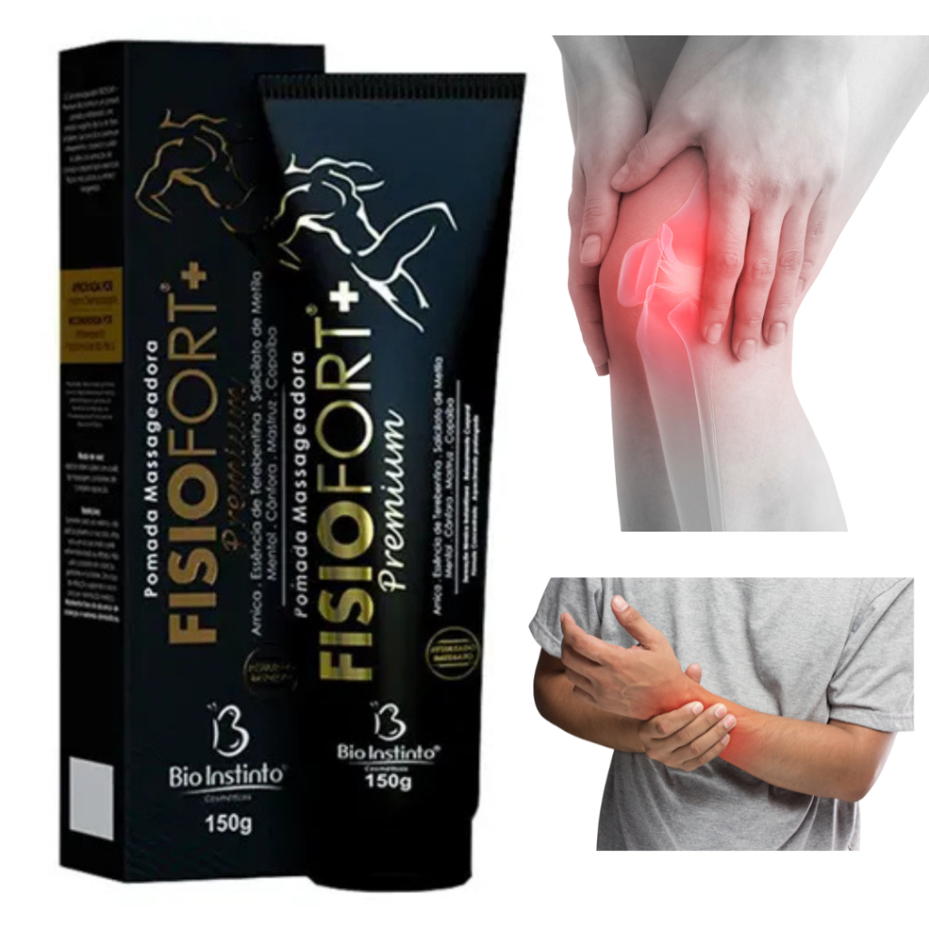 Pomada para dor Relaxante Muscular - FisioFort Premium - Bio Instinto ...
