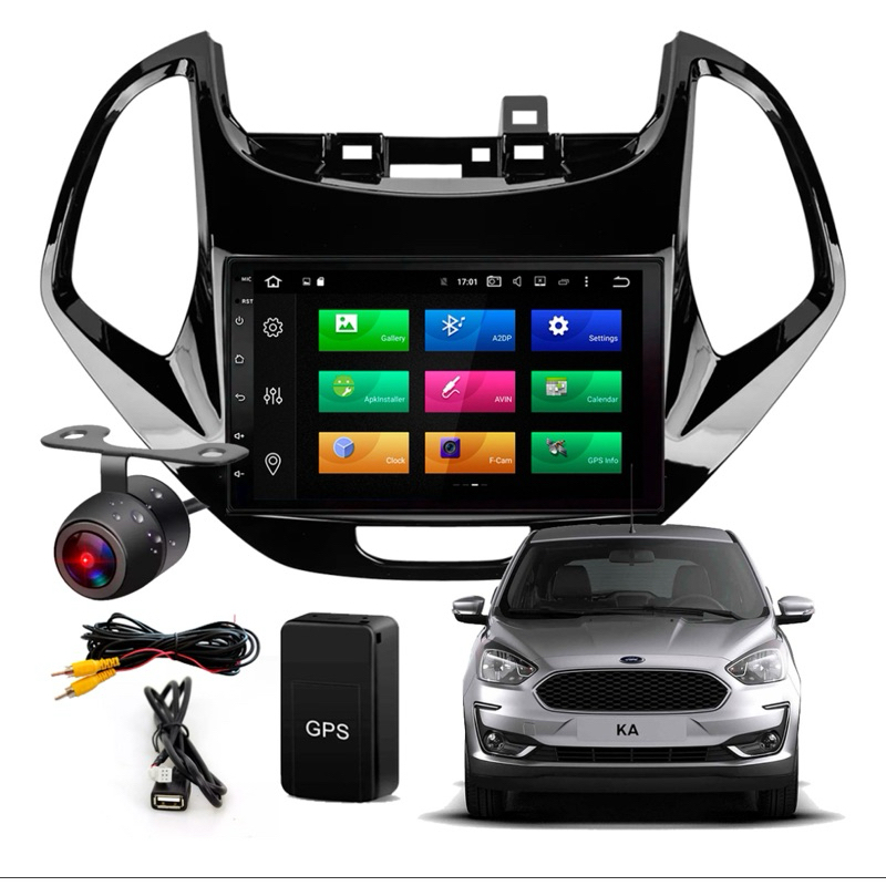 Central Multimídia Ford Ka 2019 2020 2021 CarPlay Android auto sem fio ...